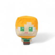 Pelúcia Infantil Minecraft Alex Pixel Original Miniso Pelúcia Infantil Minecraft Alex Pixel Original Miniso