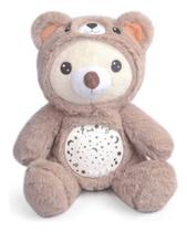 Pelúcia Infantil Musical 3 em 1 com Luz Noturna e Projetor de Estrelas Urso ou Ovelha - hyper Club