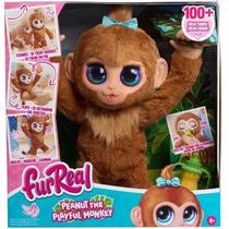 Pelúcia Interativa Amendoim Macaca Brincalhona Sunny 4152