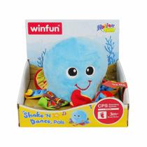 Pelúcia Interativa - Amiguinho Dançante - Polvo - Winfun