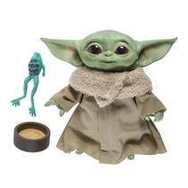 Pelúcia Interativa com Som - Baby Yoda - Star Wars - The Mandalorian - Disney - 19 cm - Hasbro