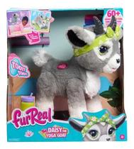 Pelúcia Interativa Daisy, A Cabra Da Yoga 27Cm Fur Real Sunny 4151 Cor Cinza