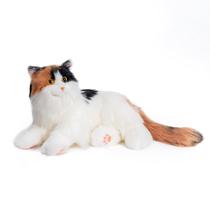 Pelúcia Interativa de Gato Robô Chongker Calico Escuro Pelúcia Interativa de Gato Robô Chongker Calico Escuro