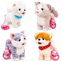 Pelucia Interativa Gatinho com Som e Movimentos - Castela Pelucia Interativa Gatinho com Som e Movimentos - Castela