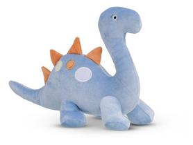 Pelúcia Interativa Infantil Dinossauro Zack Azul Brinquedo Amigo Menino Plush C/ Chocalho Zip