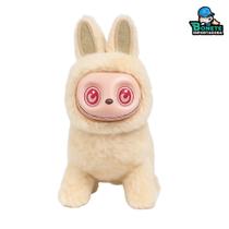 Pelúcia Interativa Labubu LED e Som Anda Sozinho 19cm