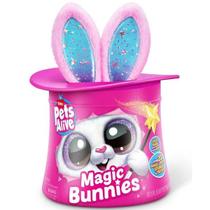 Pelucia Interativa PETS Alive Magic Bunnies Rosa Candide 1236 Pelucia Interativa PETS Alive Magic Bunnies Rosa Candide 1236