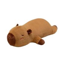 Pelúcia Kawaii Capivara Macia de Dormir, Travesseiro Fofo de 45cm
