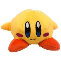 Pelúcia Kirby Amarelo 20cm da Turma do Mario Bros