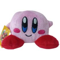 Pelúcia Kirby Lilás 20cm da Turma do Mario Bros