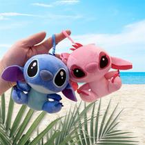Pelúcia Kit Stitch Lilo Angel Chaveiro Aproximadamente 10 12 Cm Boneco Fofo Chaveiro Antialérgico Ro