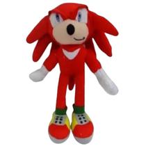 Pelúcia Knucles Vermelho 35cm da Turma do Sonic