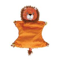 Pelúcia Kong Knots Flapz Leão Com Corda E Apito -Md/Lg