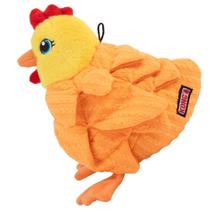 Pelúcia Kong Layerz Forage Galinha Brinquedo Distribuição de Guloseimas Para Cães Médio