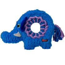 Pelúcia Kong Ringaroos Elefante Brinquedo de Corda Para Cães Médio