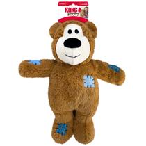 Pelucia Kong Wild Knots Bear Brinquedo Jumbo Com Corda e Apito Para Cachorro X-Grande - Caramelo Pelucia Kong Wild Knots Bear Brinquedo Jumbo Com Corda e Apito Para Cachorro X-Grande - Caramelo