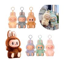 Pelúcia Labubu Have a Seat Chaveiro Decorativo para Colecionar