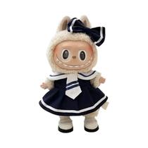 Pelúcia Labubu Lisa Kawaii De 17cm Com Roupa Trocável, Saia DIY, Jogo Personalizado Da Série Wild - MINISO