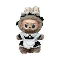 Pelúcia Labubu Mini De 17cm Com Acessórios De Roupa Da Moda, Vários Estilos De Roupas De Boneca Para
