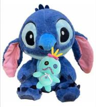 Pelúcia Lilo Stitch Azul Com Boneca Xepa Scrump 30cm Antialérgico Pelúcia Lilo Stitch Azul Com Boneca Xepa Scrump 30cm Antialérgico