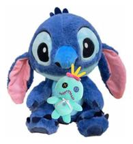 Pelúcia Lilo Stitch Com Boneca Xepa Scrump 30Cm Antialérgico