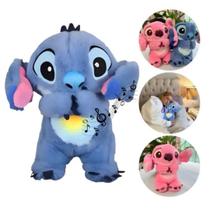 Pelúcia Lilo Stitch Com Respiração E Som Alivia A Ansiedade
