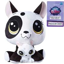 Pelucia Littlest Pet Shop Mamae e Filhote Fofura Em Dobro