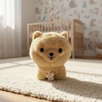 Pelúcia Lulu's Filhote de Cachorrinho Marrom 16cm Fun