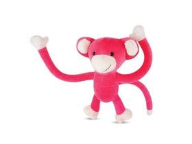 Pelucia Macaco Cortina 33cm Rosa 2278 Cortex Pelucia Macaco Cortina 33cm Rosa 2278 Cortex