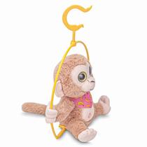 Pelucia Macaco Divertido Macaquinha Falante Repete Com Som E Movimento Caa Toys