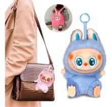 Pelúcia Macaron Labubu Monsters Chaveiro Coleção Monster Bu