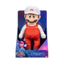 Pelúcia Mario De Fogo de 35cm - Super Mario Filme