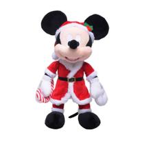 Pelúcia Mickey Noel Candy Cane - Vermelho/Branco - 40cm - 1 unidade - Cromus - Rizzo Pelúcia Mickey Noel Candy Cane - Vermelho/Branco - 40cm - 1 unidade - Cromus - Rizzo