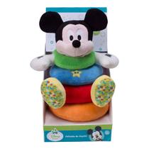 Pelúcia Mickey Pirâmide de Argolas - Buba Toys