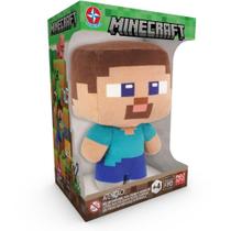 Pelúcia Minecraft Steve 16Cm - Estrela