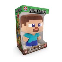Pelúcia minecraft steve 18cm - estrela 800042