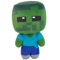 Pelucia minecraft zombie 18cm estrela Pelucia minecraft zombie 18cm estrela