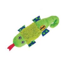 Pelúcia Mini salamandra sem espuma com apito Stuffing Free Lizard Petstages