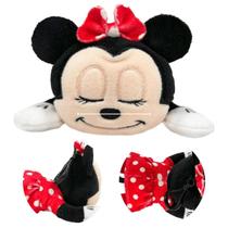 Pelúcia Minnie Clip On Dormindo 12 cm Chaveiro Disney Fun