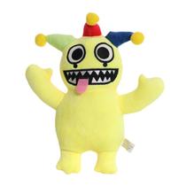 Pelúcia Monstro Bobo Figura de Desenho Animado 25 cm Amarela para Crianças
