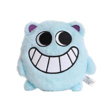Pelúcia Monstro Sorridente Figura de Desenho Animado 15 cm Azul