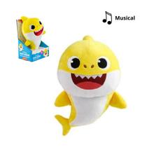 Pelúcia Muical Baby Shark 20cm Original Pinkfong