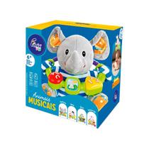 Pelúcia Musical Elefante Interativo 15 Cm
