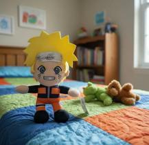 Pelúcia Naruto Shippuden Anime Com Shuriken