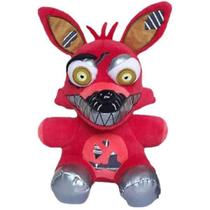 Pelúcia Nightmare Foxy Vermelho Fnaf 20cm