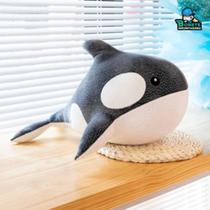 Pelúcia Orca com Ventosa - Antialérgica, Lavável e Super Fofa!