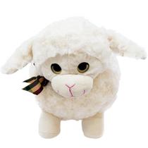 Pelúcia Ovelha com Laço 25cm Maciez, Fofura e o Presente Perfeito