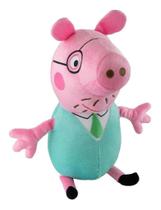 Pelúcia Papai Pig 30cm Personagem Peppa / George Sunny 2343