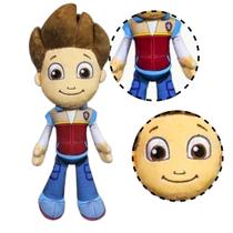 Pelúcia Patrulha Canina Rayder 27cm Antialérgico