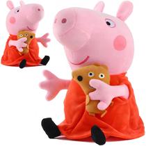 Pelúcia Peppa Pig E George Pig Brinquedo Infantil Presente